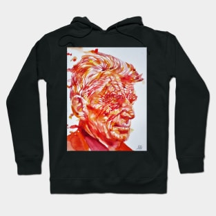 SAMUEL BECKETT watercolor portrait .2 Hoodie